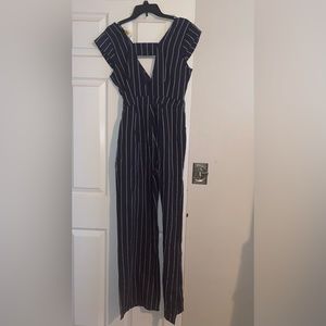 Blu Pepper Navy Jumpsuit